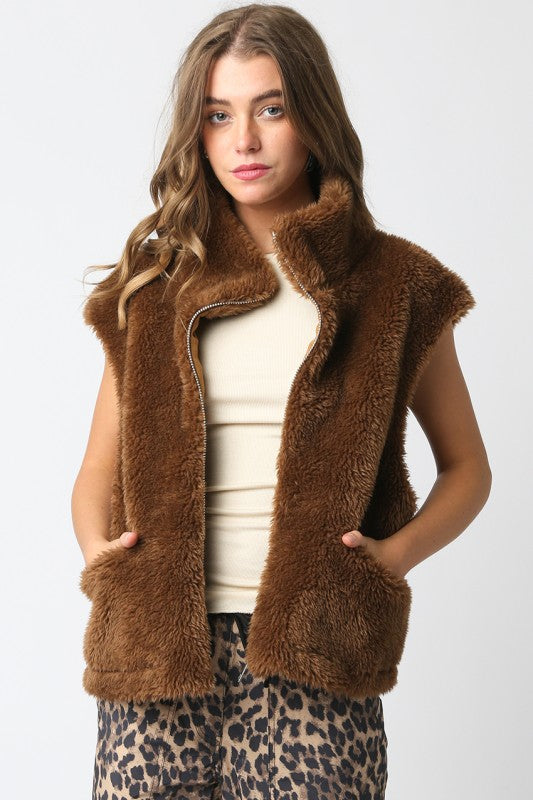 Beary Cocoa Vest