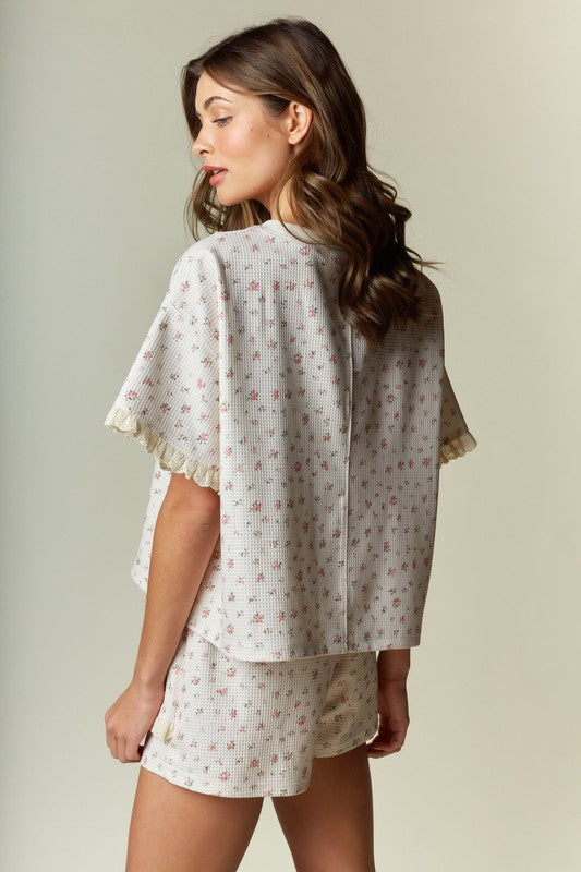 Oh My Darlin’ Floral Ribbed Set
