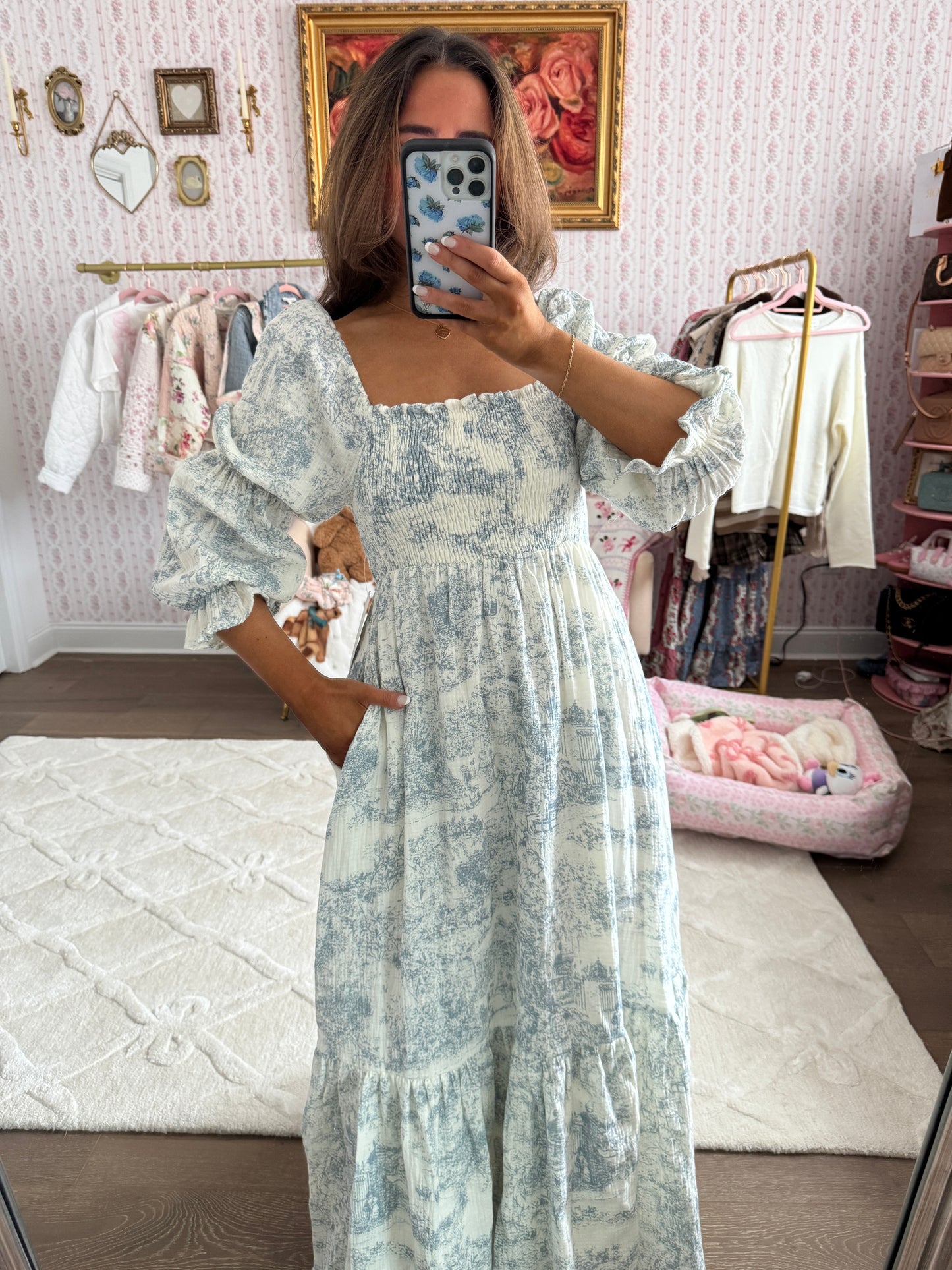 Floral midi dress worth collective Xs