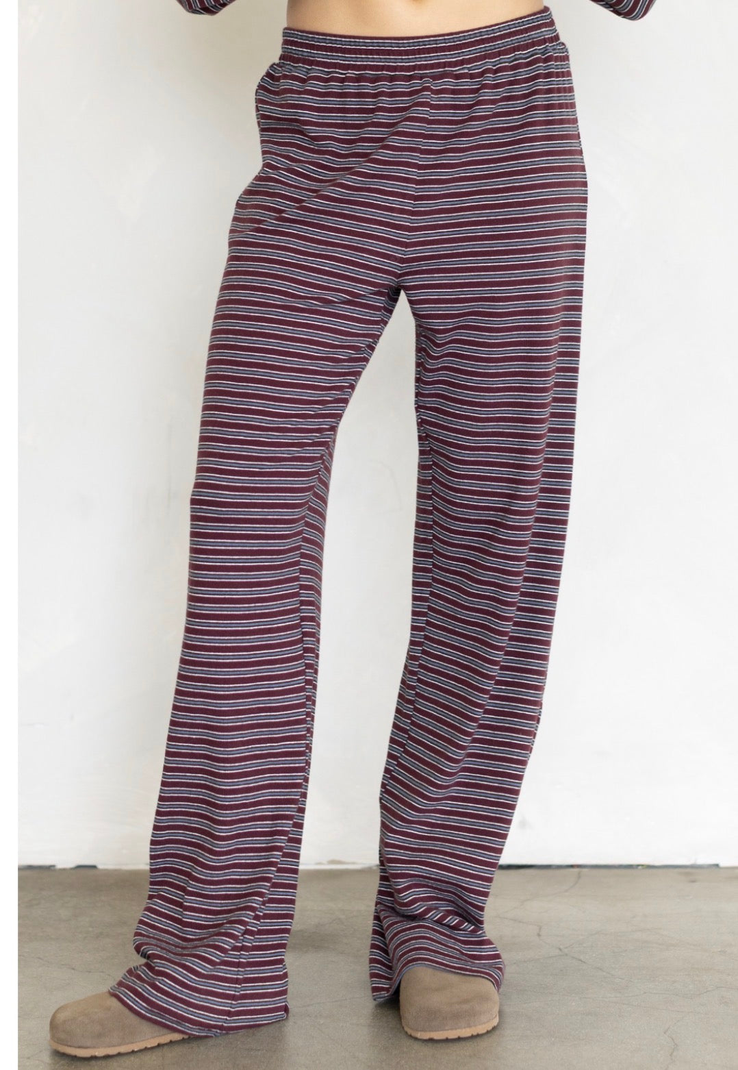 Heritage Striped Set (Burgundy) can’t restock