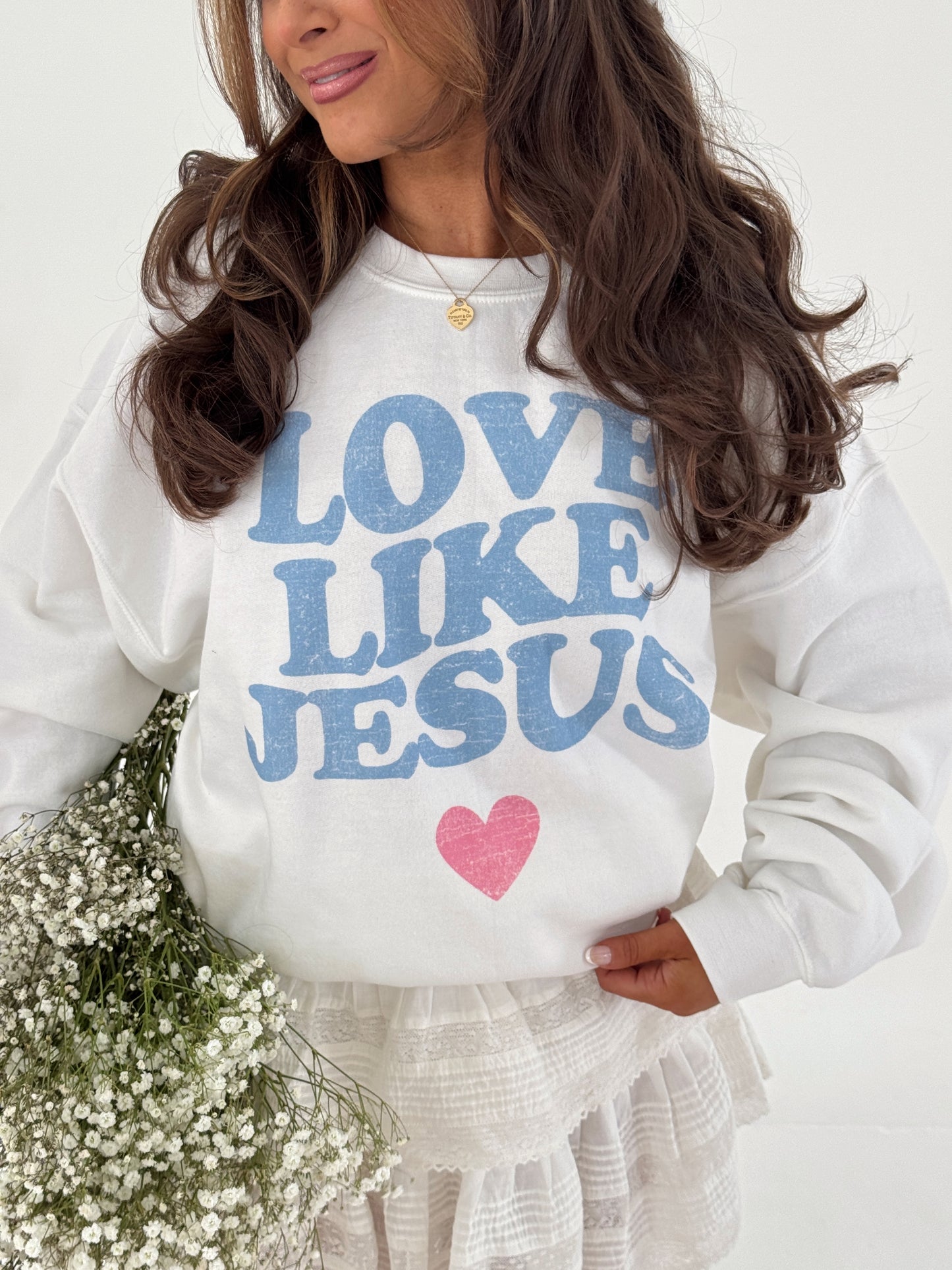 Love Like Jesus Crewneck 💖