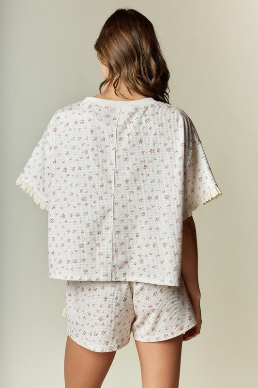 Oh My Darlin’ Floral Ribbed Set