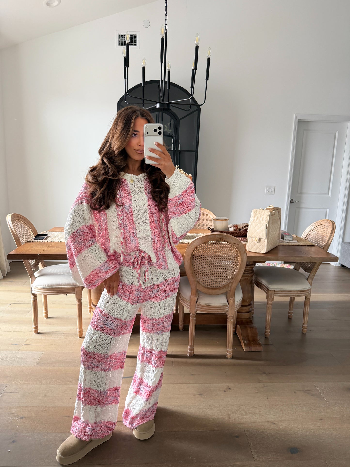 Rosy Ribbons ๐ Knit Set