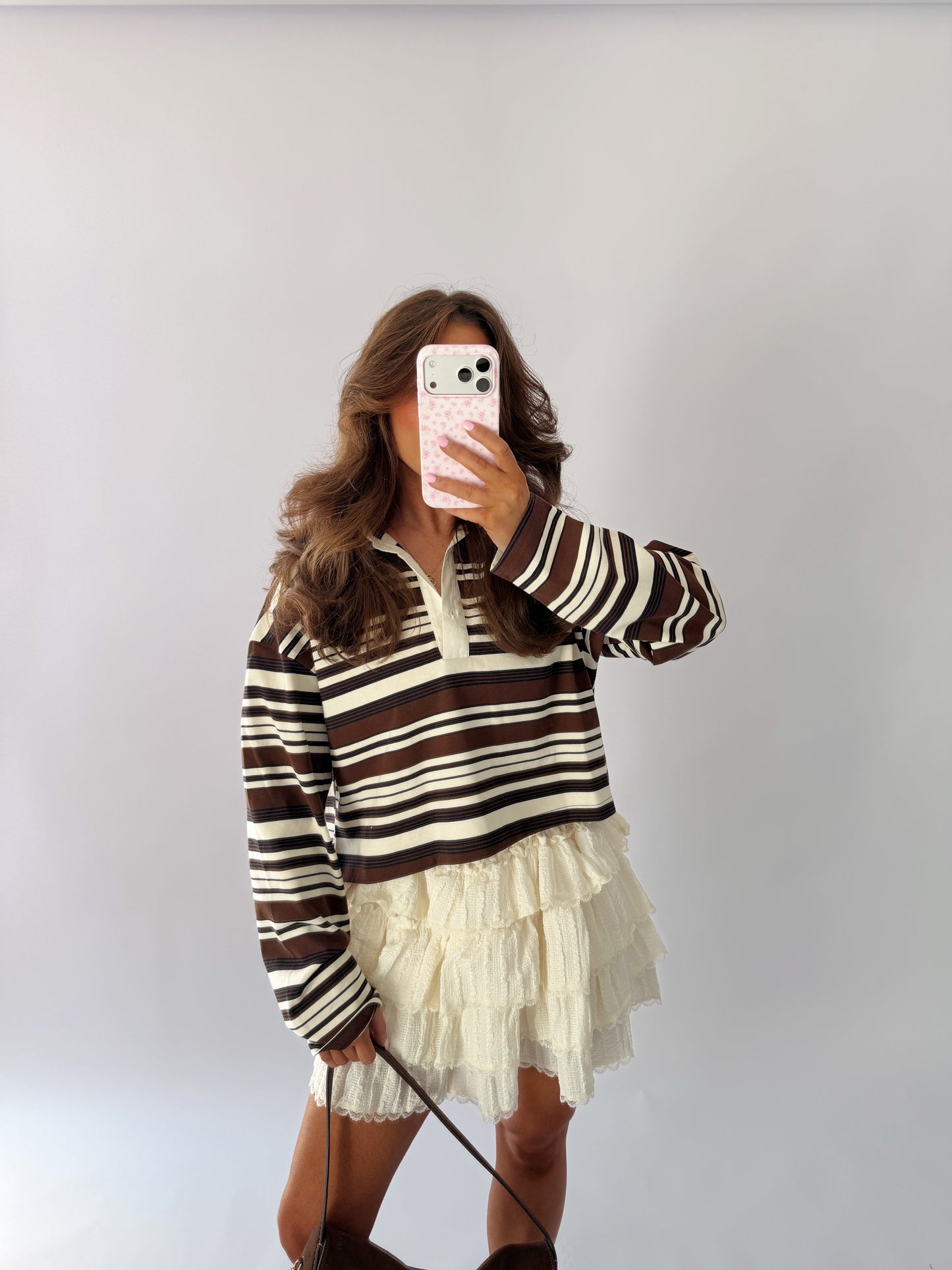 Ruffle Darling Skort In Vanilla Crème (can’t restock)
