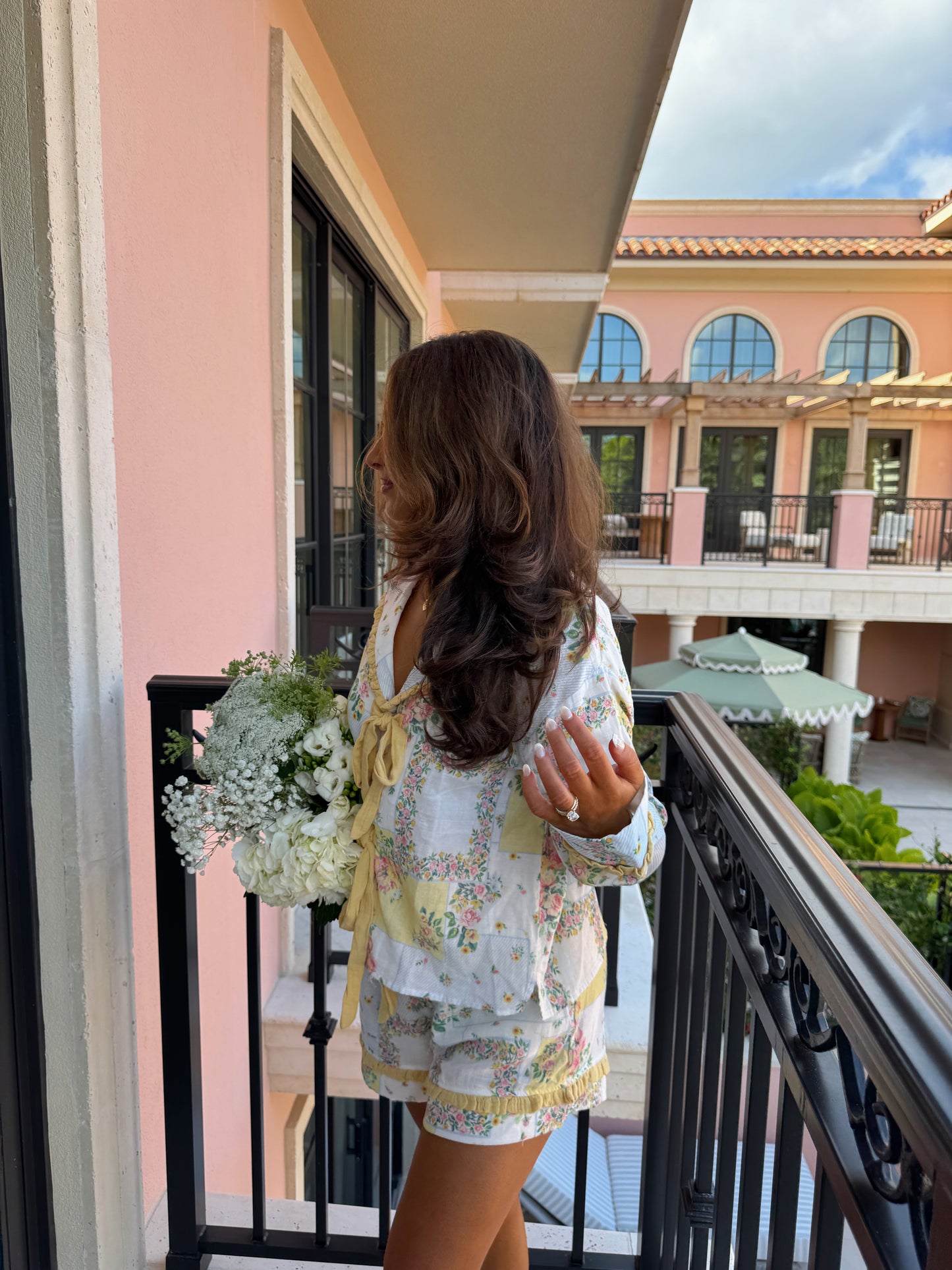 Pink Palm Dreams Pj Set
