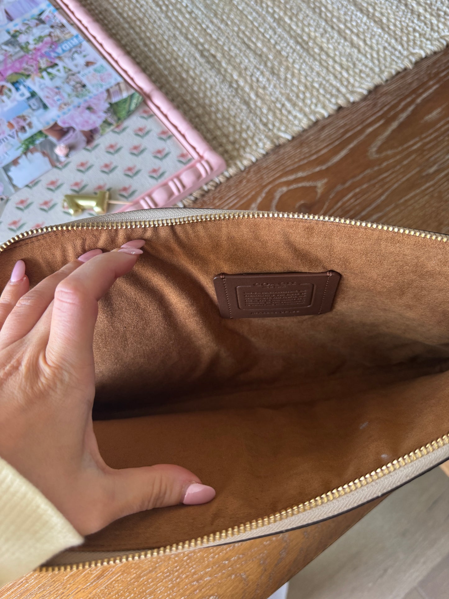 Laptop case coach new