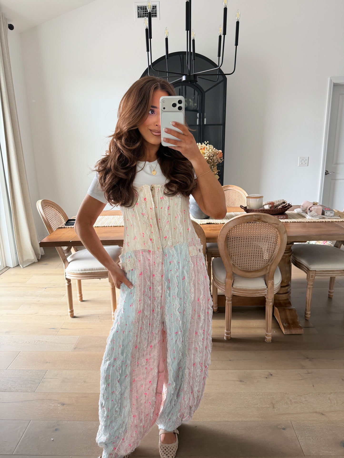 Sweetheart Floral Overalls RESTOCK