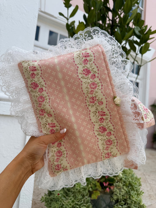 The Tea Rose Vintage Floral Bible Cover