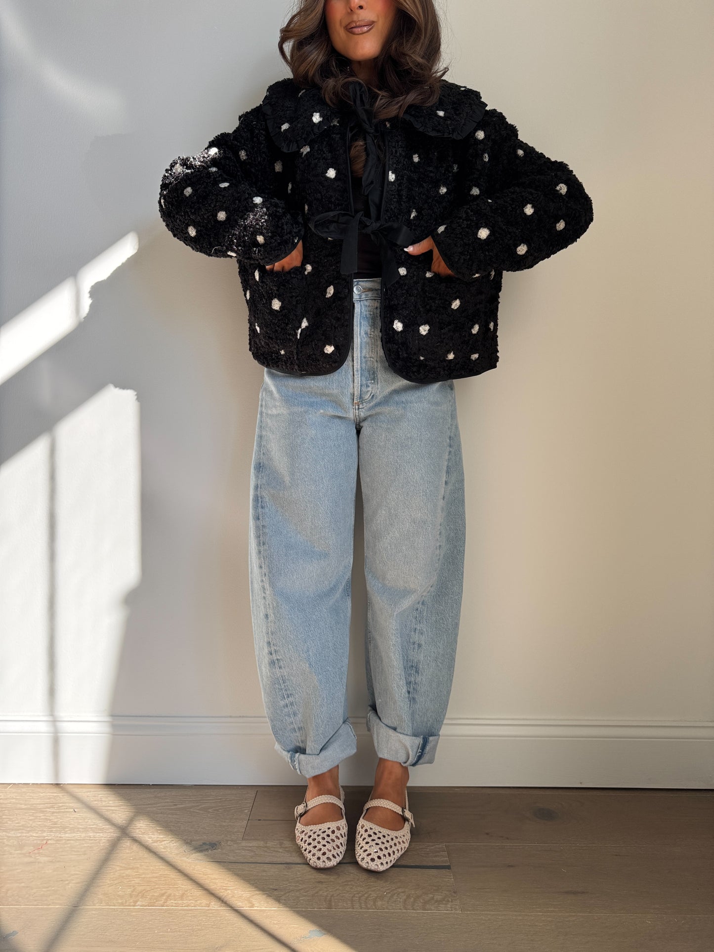 Cookies & Cream Sherpa Jacket