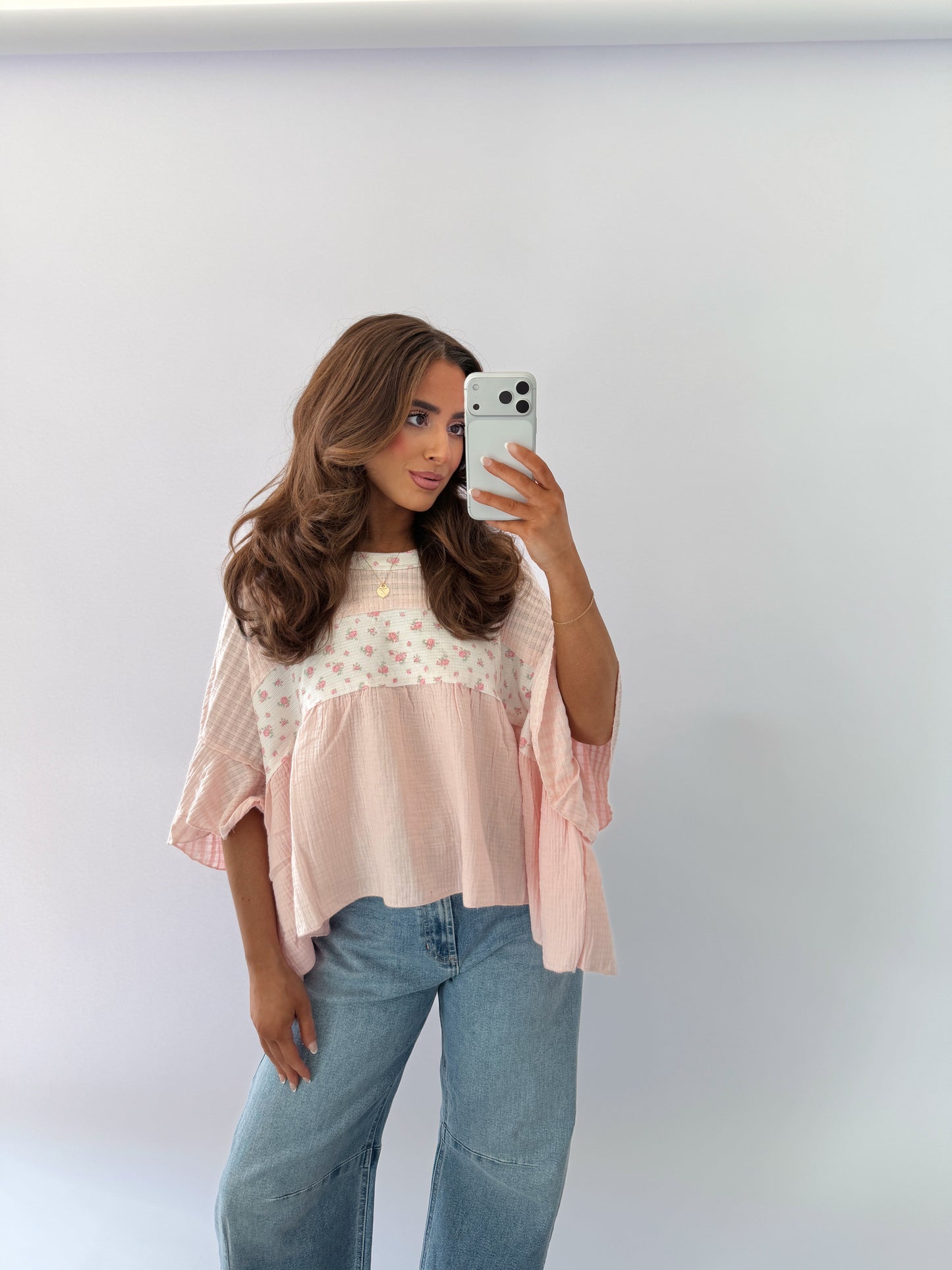 Petals & Lace Top Pink RESTOCK