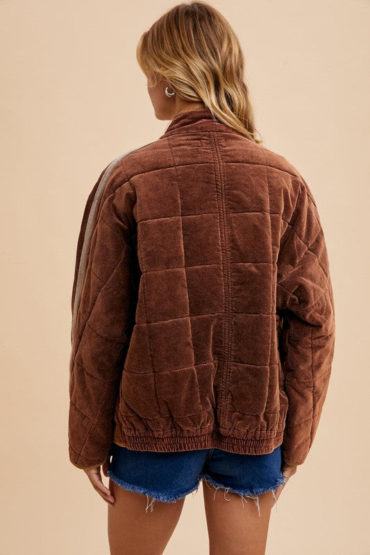 Chestnuts 🌰 Roasting Corduroy Puffer Jacket