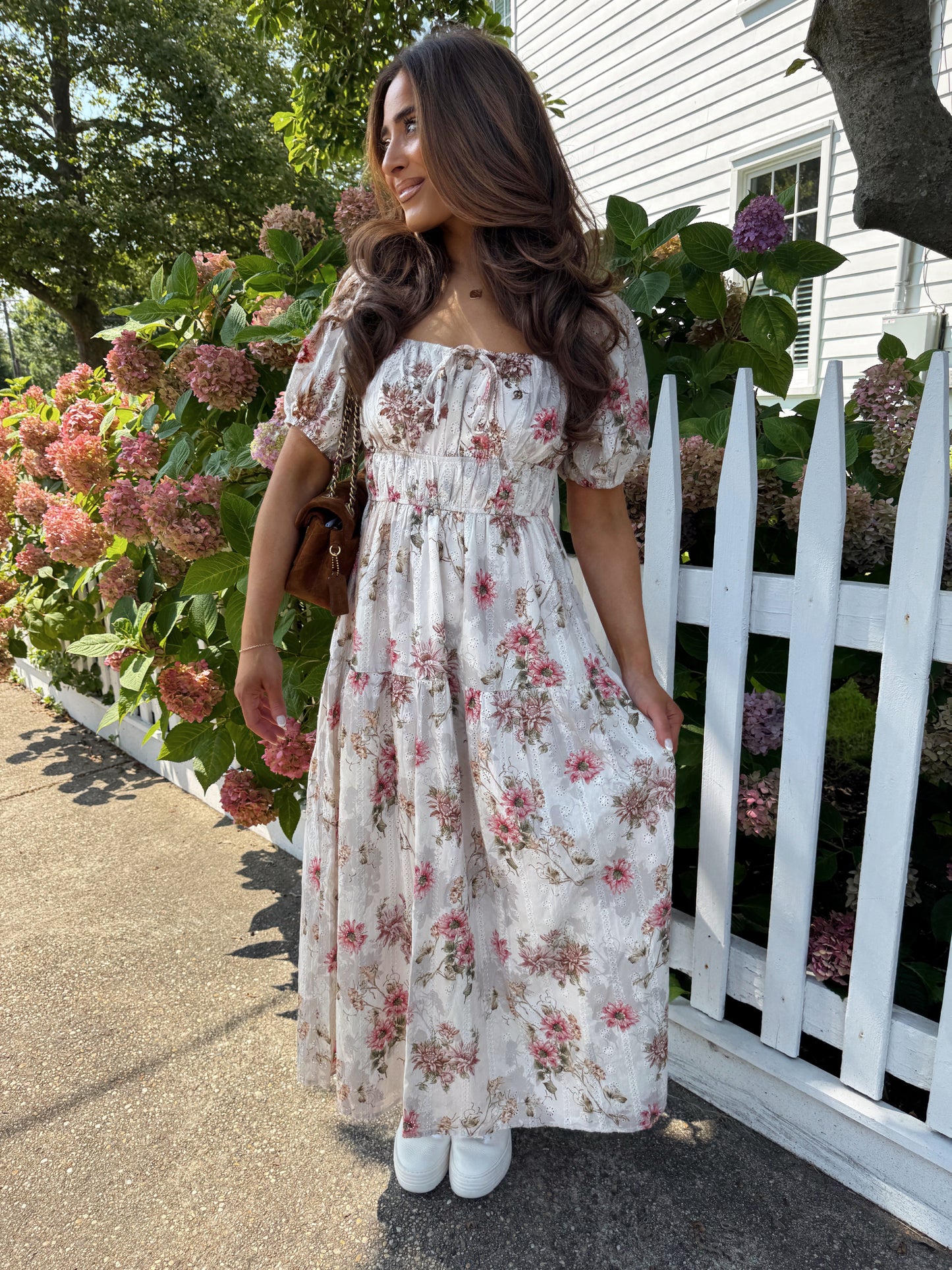 Soft Autumn Whimsy Midi Dress