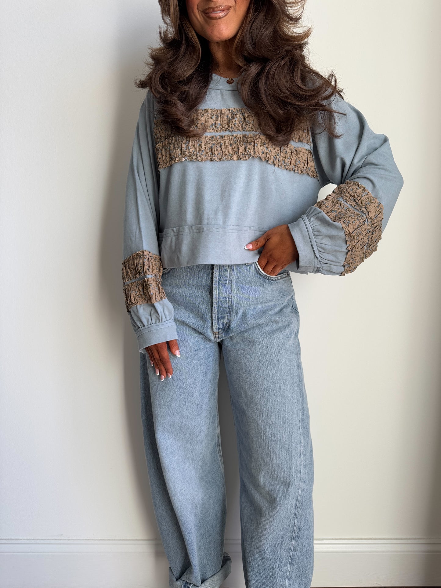 Blueberry Pie Knit Top