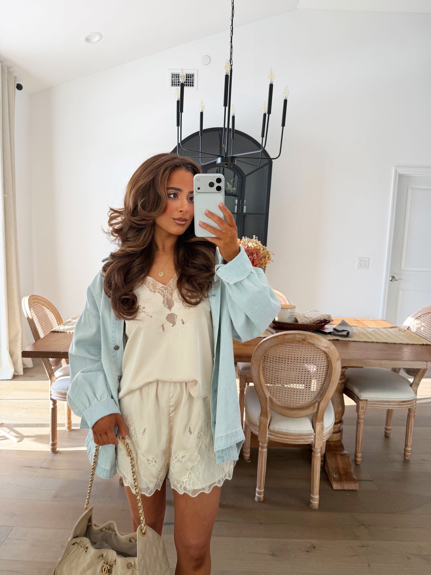 Denim Keepsake Button Down Shirt (can’t restock)
