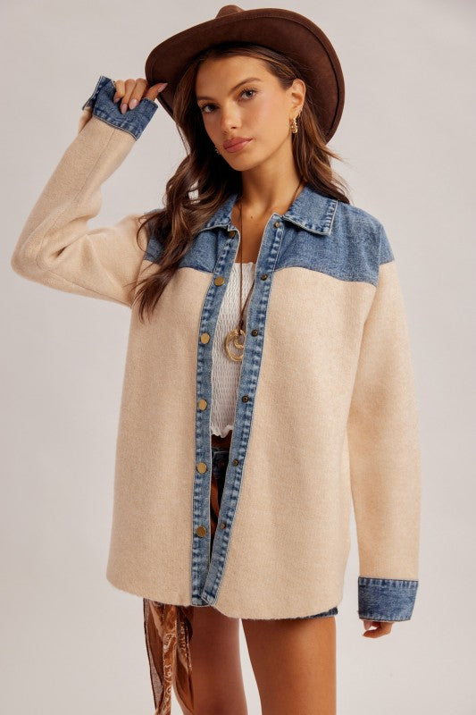 Denim Shacket