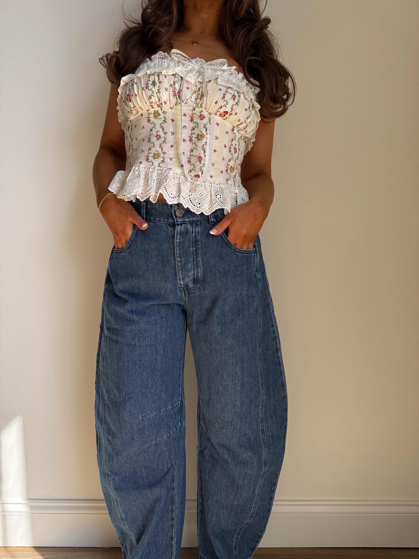 Boca Blooms Smocked Tube Top