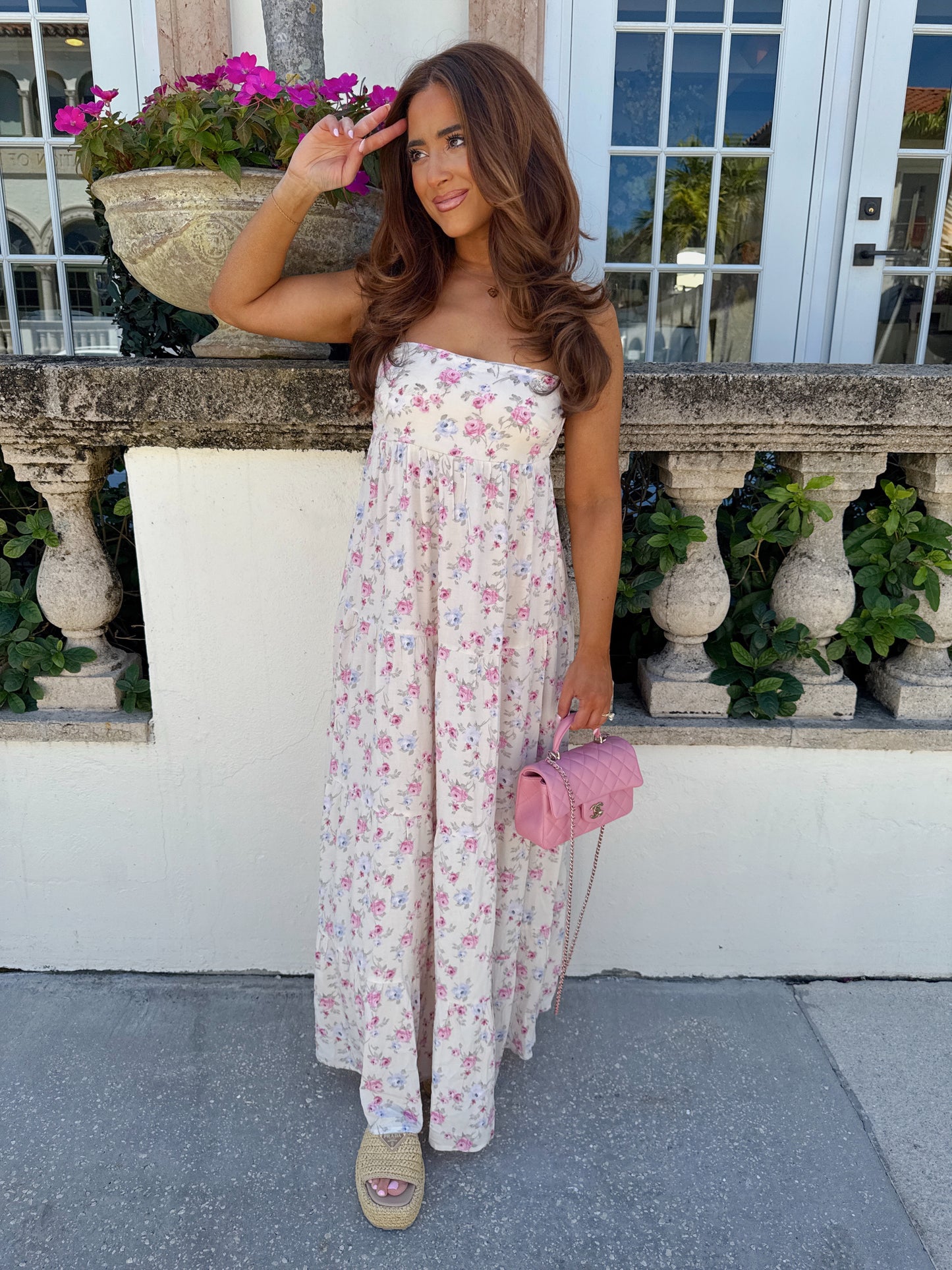 With Grace Floral Maxi Dress