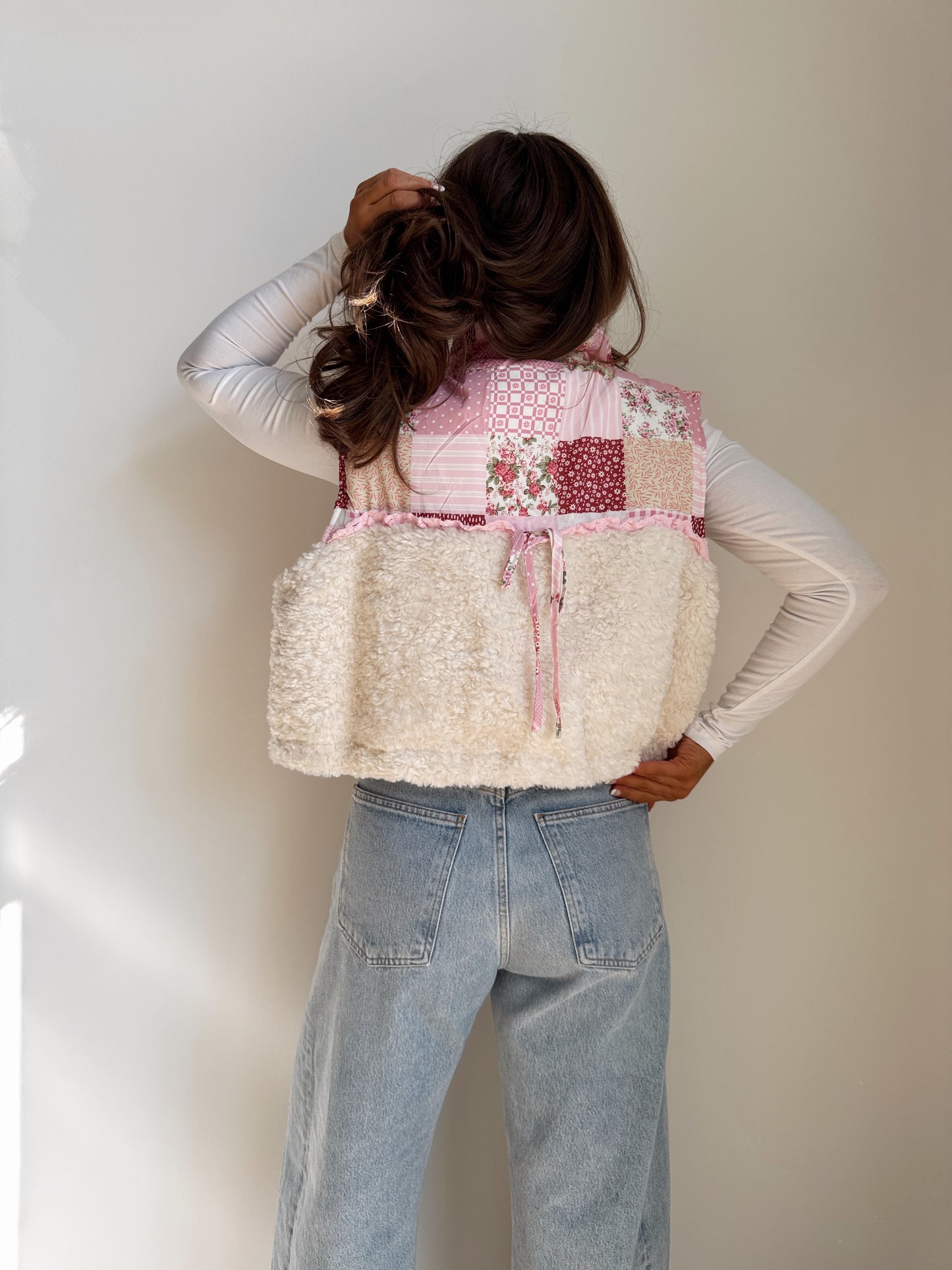 Shabby Chic Cozy Girl Vest PRE ORDER 1 week