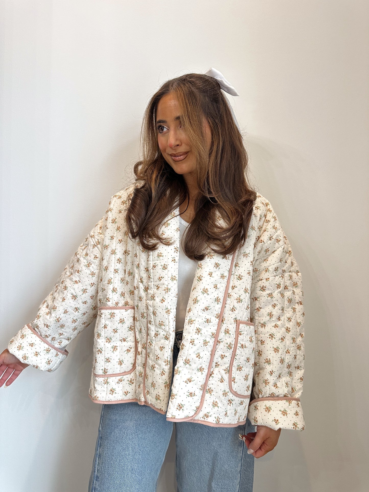 Hunny Bunny Quilted Jacket (Ella Blush Pink)