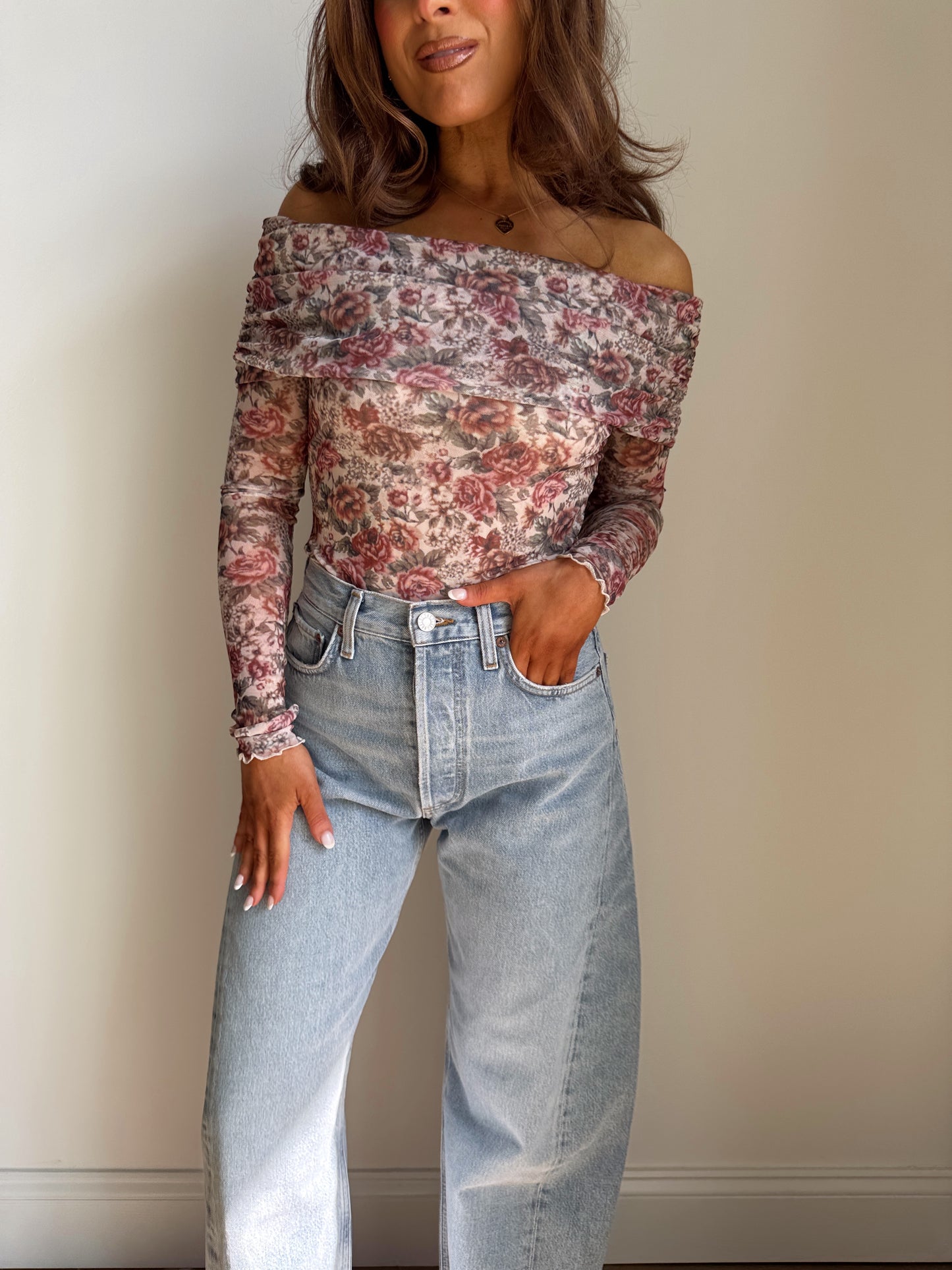 Falling For Florals Bodysuit (pre-order now 8.15)