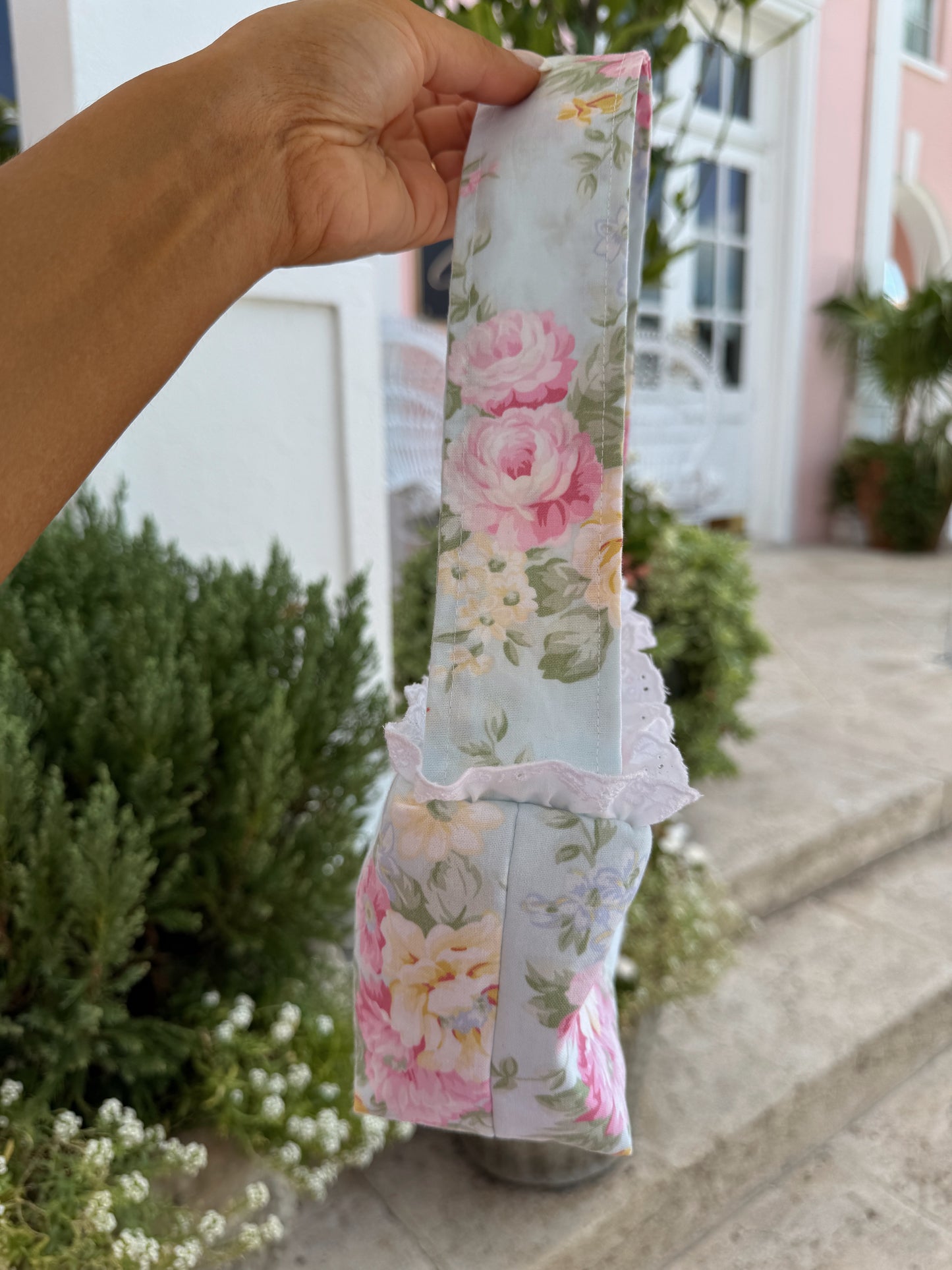 Mint & Lace Vintage Floral Mini Shoulder Bag