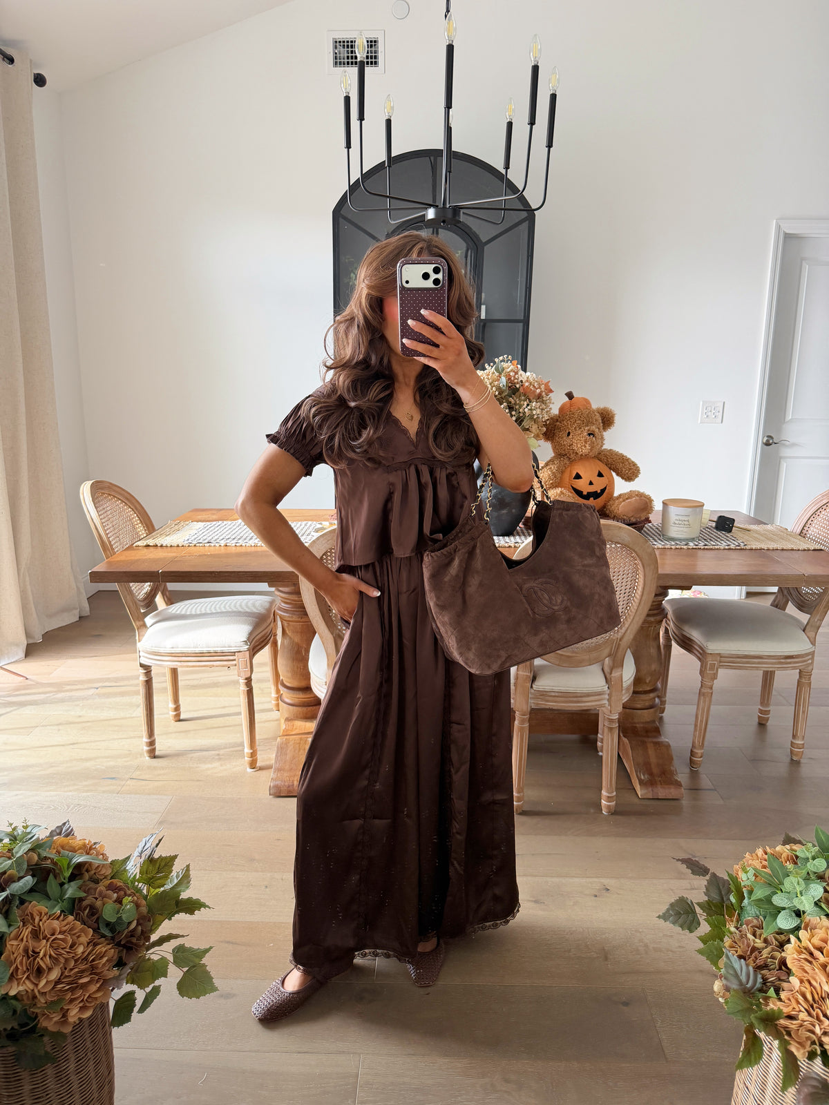 Cocoa Satin Set (no restocks)