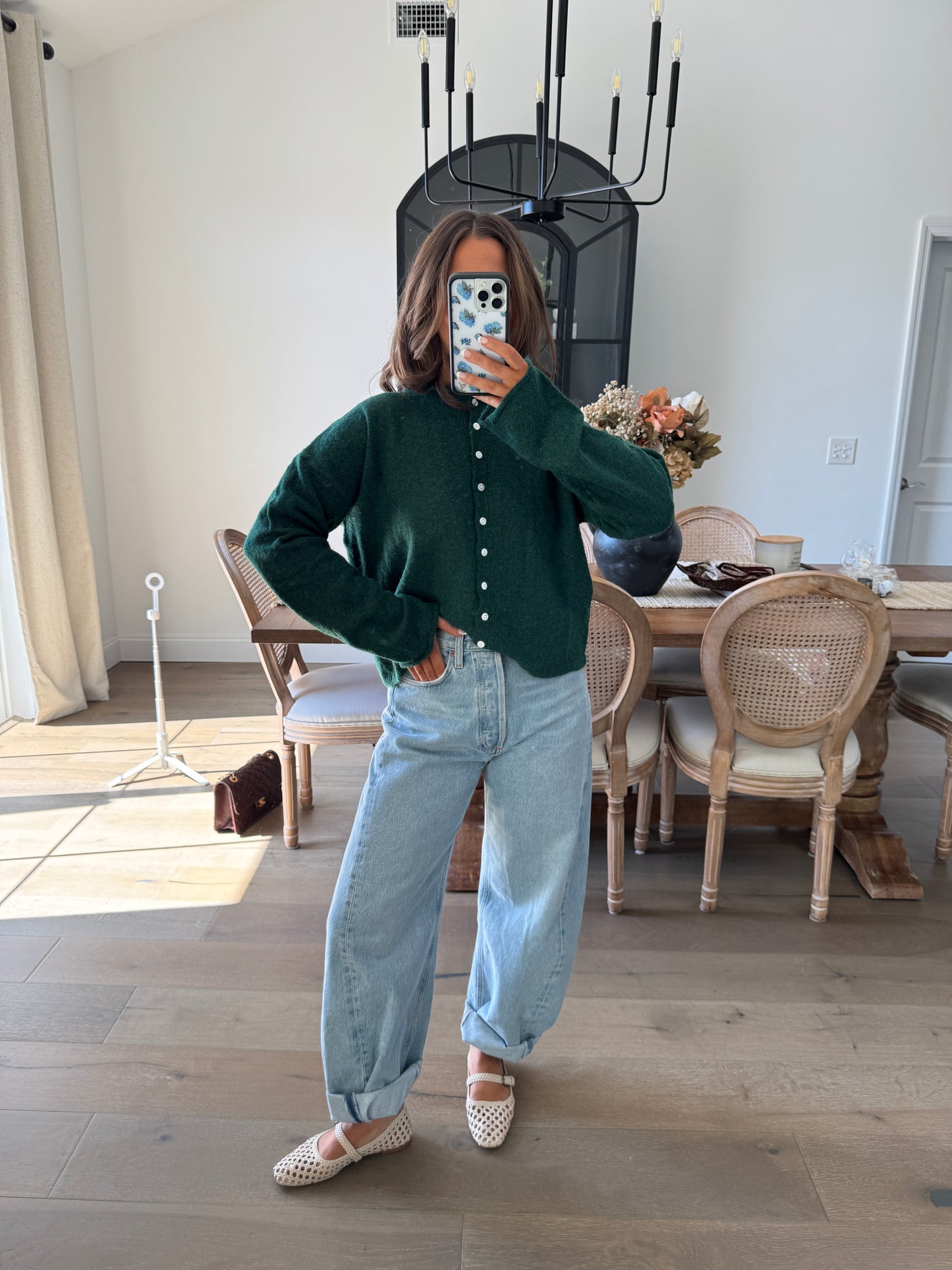 Hamptons Cardigan (Hunter Green) PRE ORDER