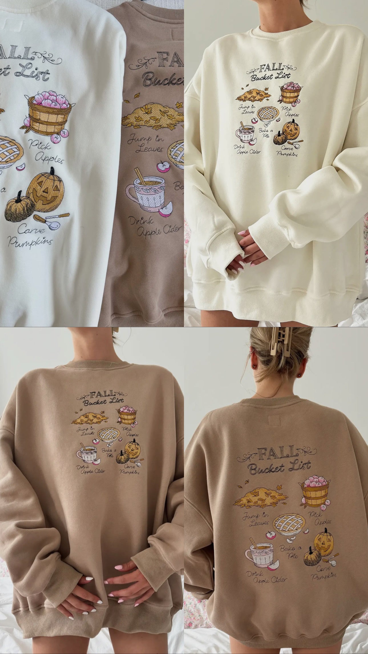 PRE-SALE FALL BUCKET LIST CREWNECK