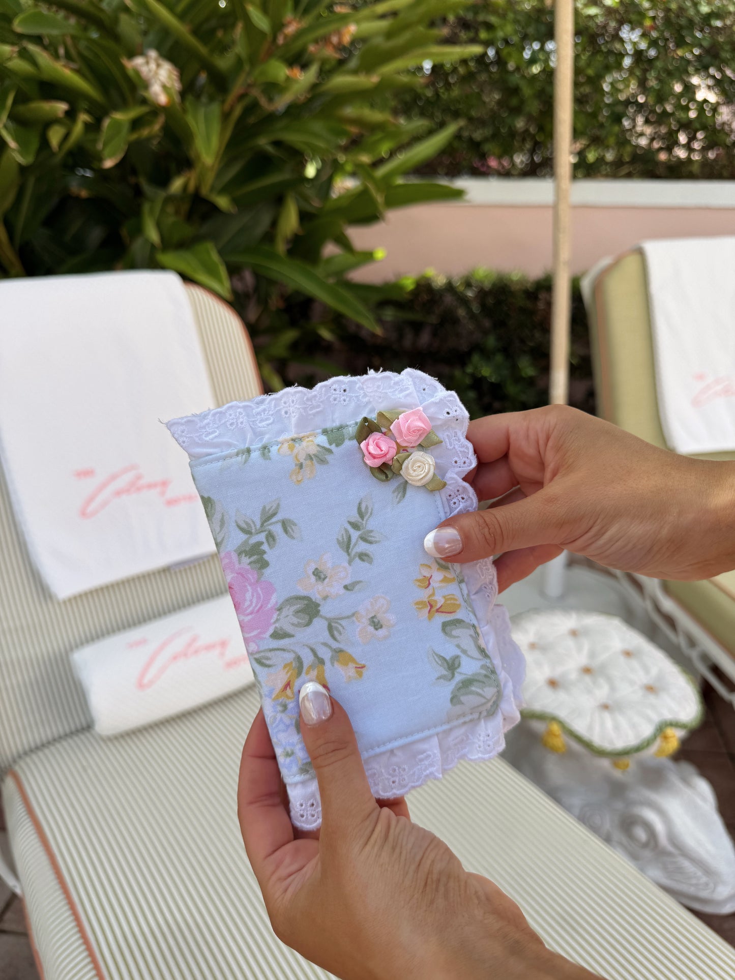 Mint & Lace Vintage Floral Jetset Passport Cover