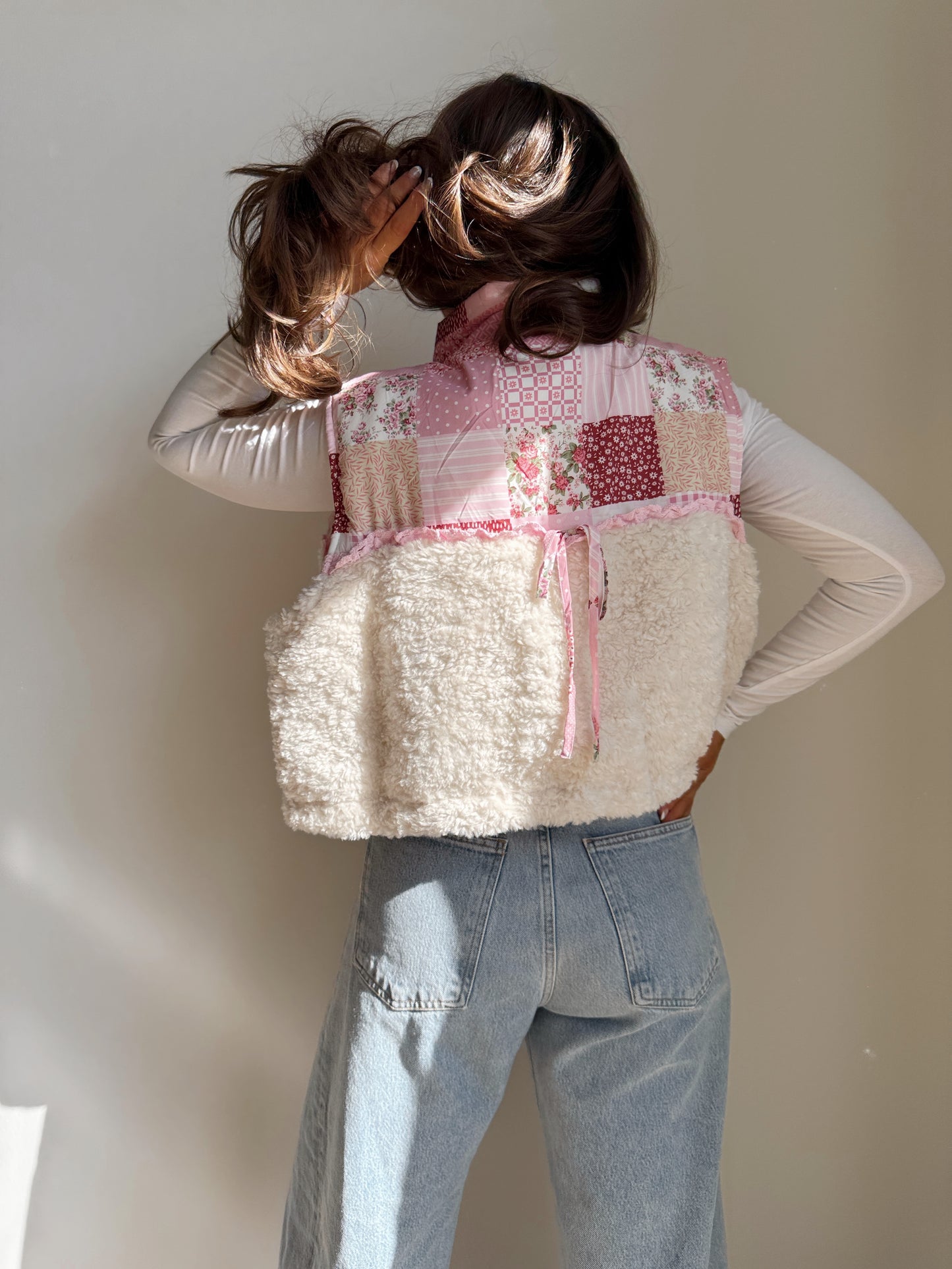 Shabby Chic Cozy Girl Vest PRE ORDER 1 week
