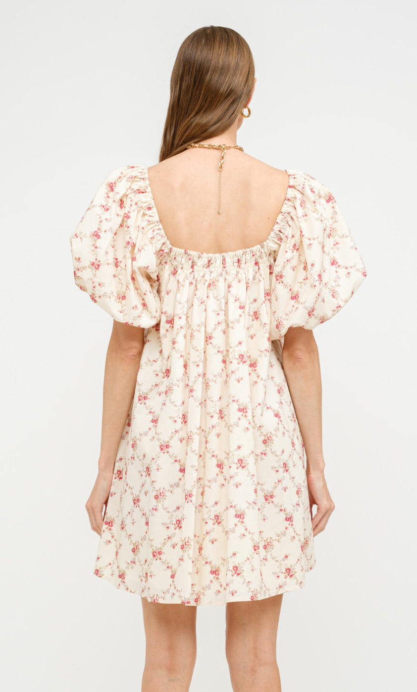 English Rose Puff Sleeve Mini PREORDER