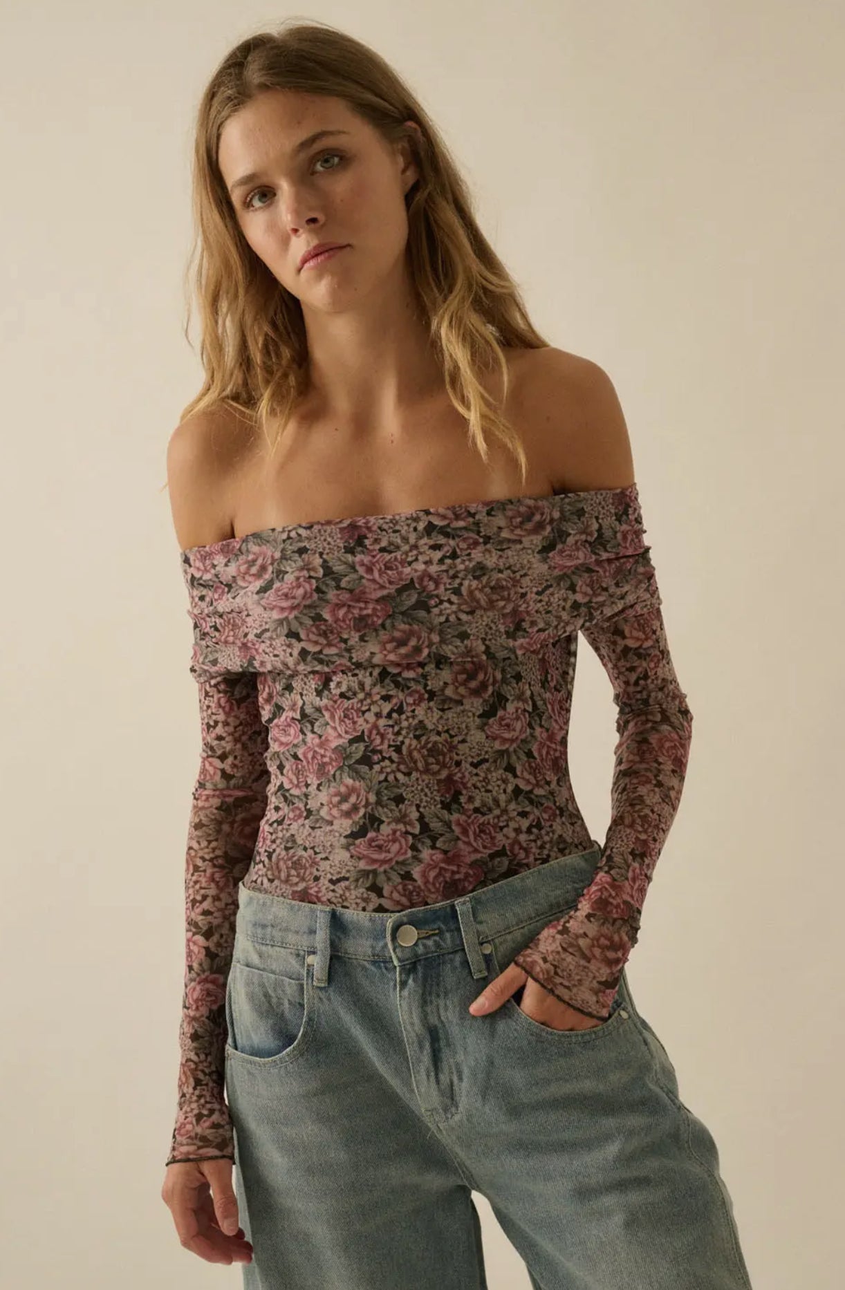 Falling For Florals Bodysuit (pre-order now 8.15)