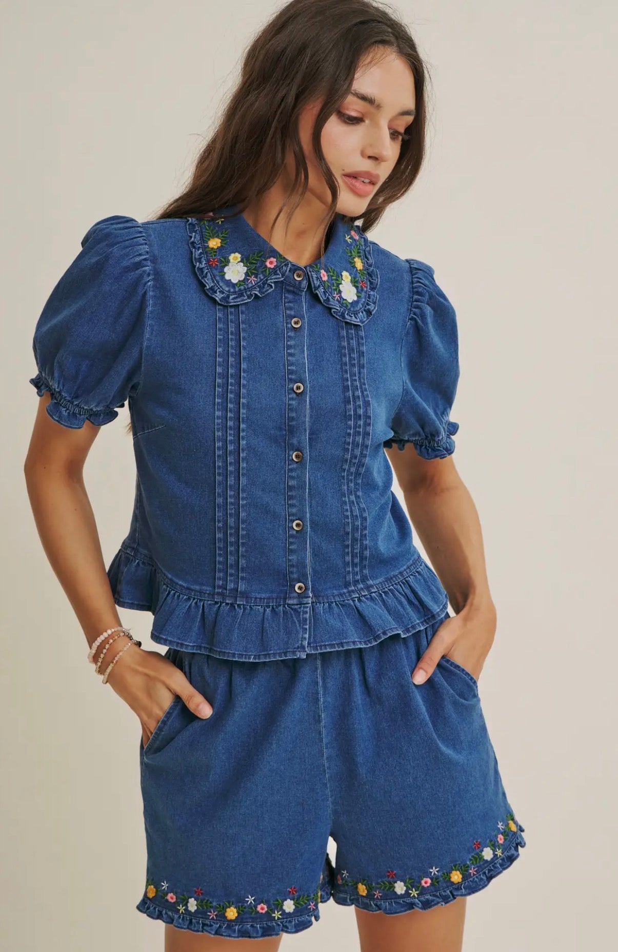 Spring Denim Stroll Set restock