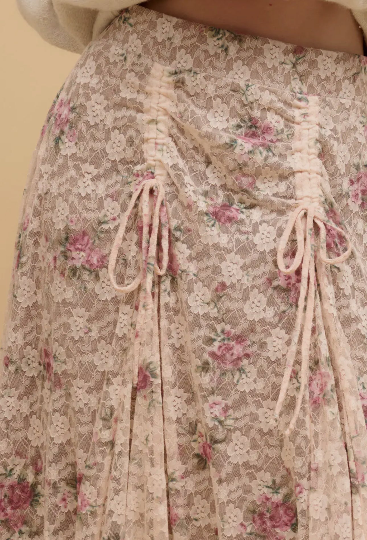 Candycane Dreams Lace Skirt