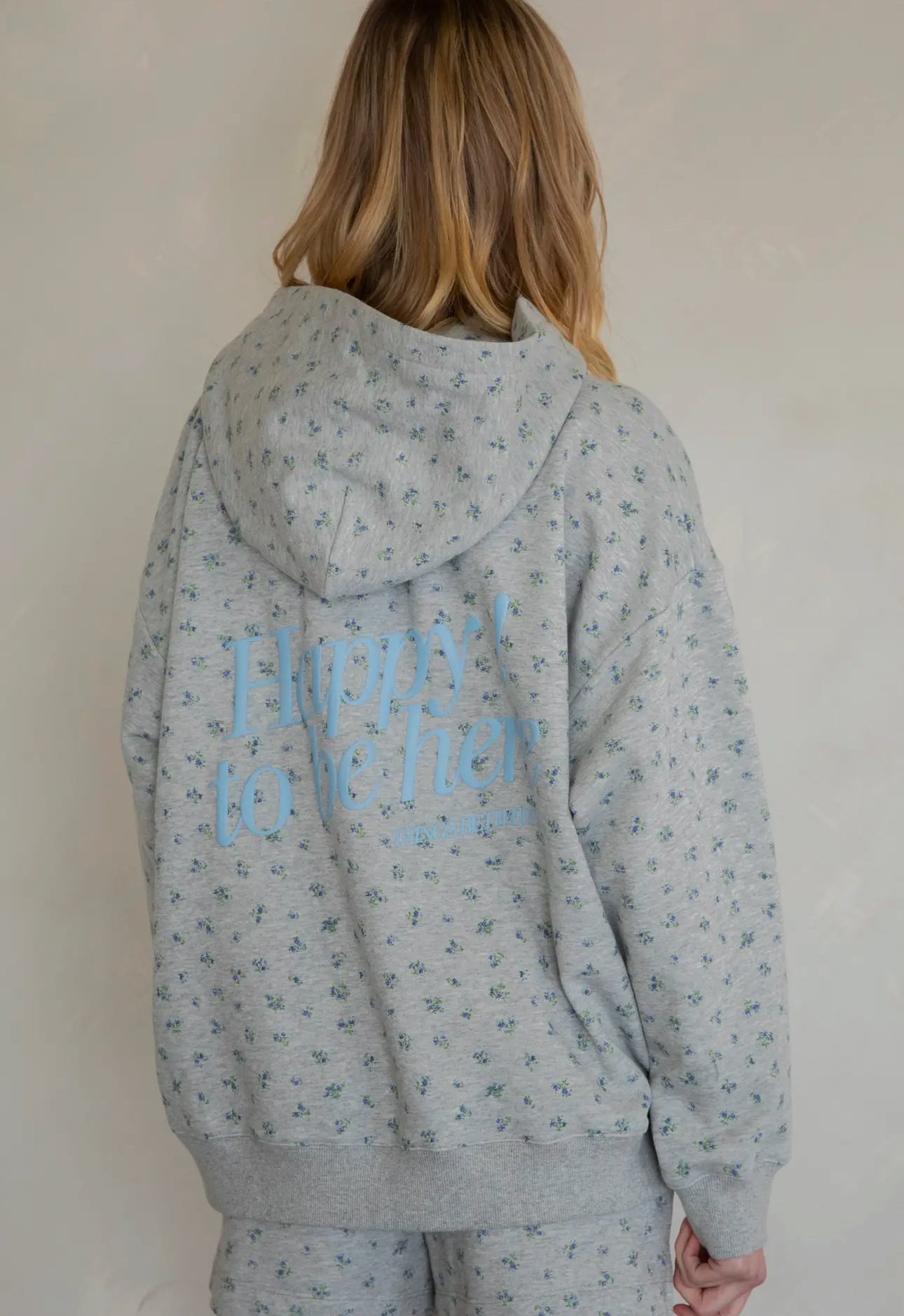 Happy To Be Here Hoodie Set