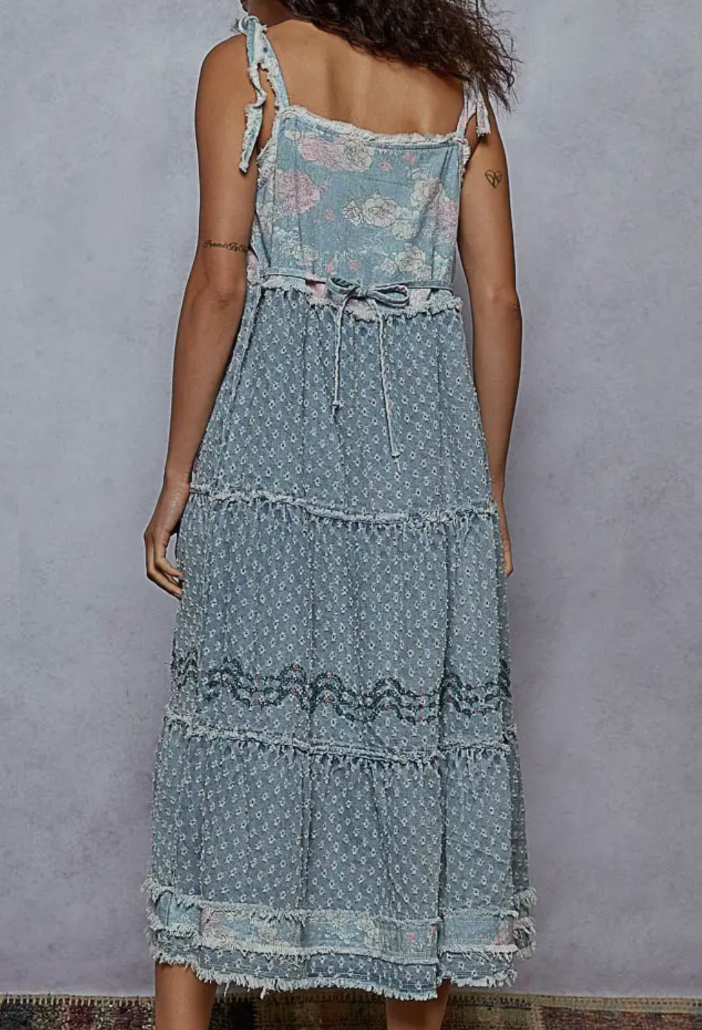 The Belle-Marie Denim Midi Dess
