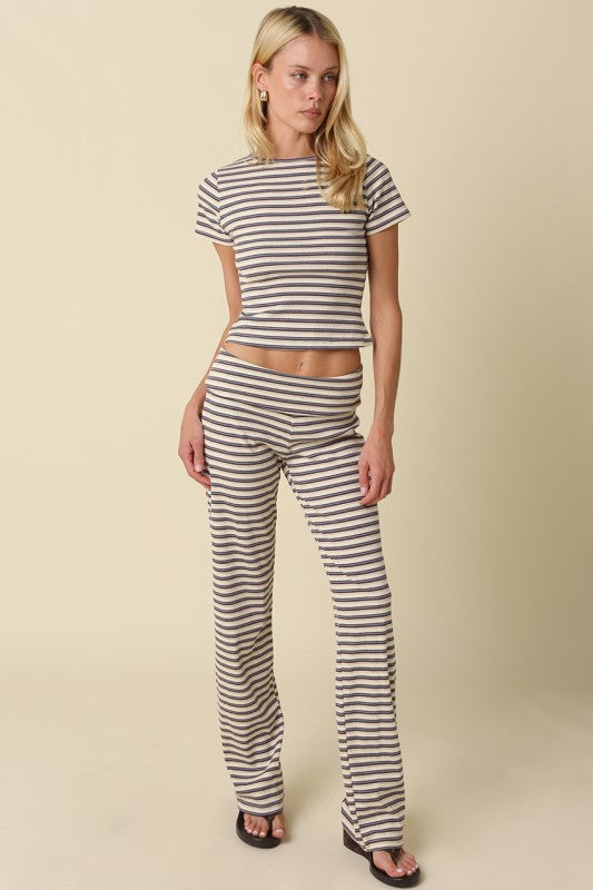 Beach Coconut Row Striped Set