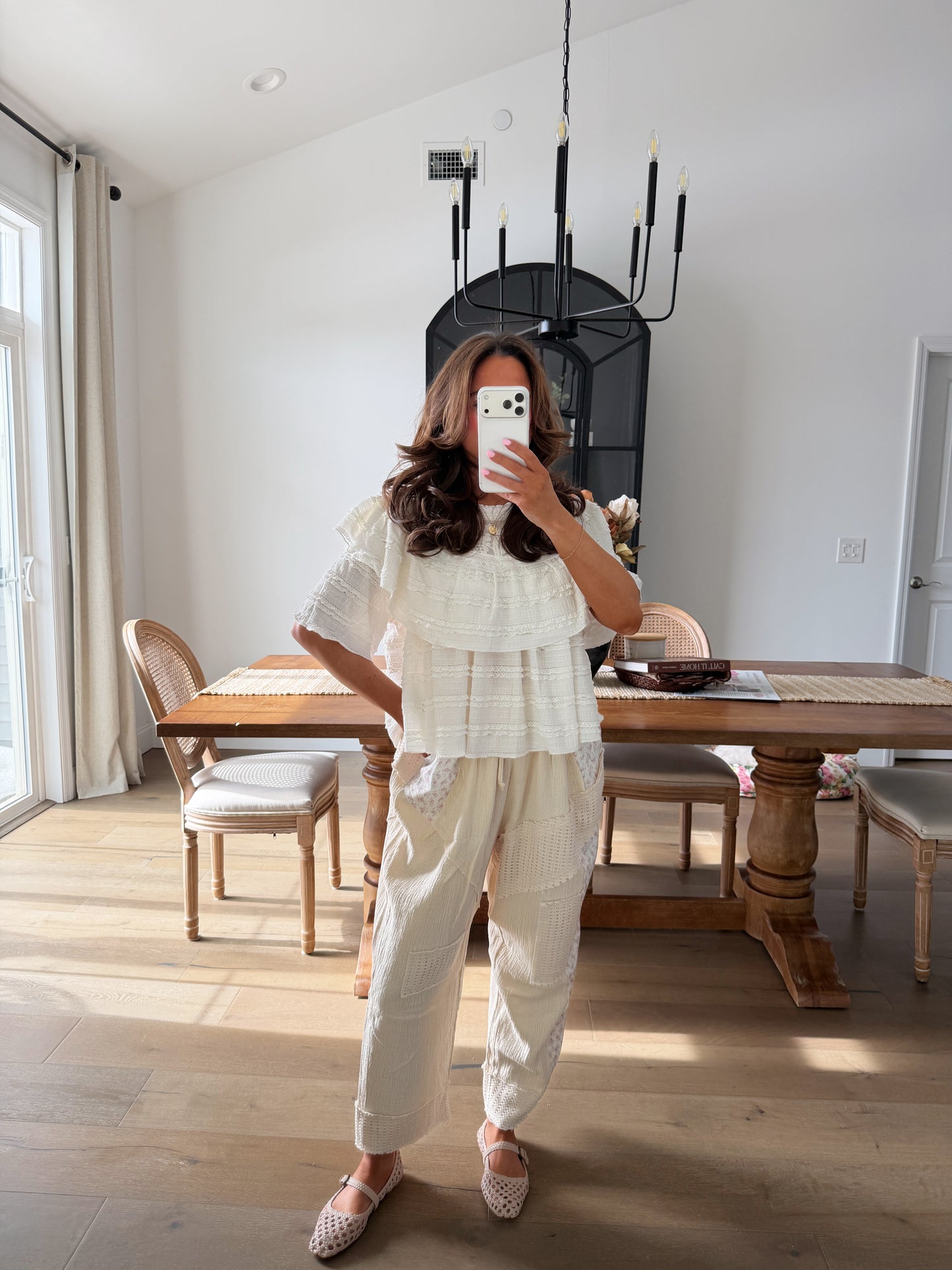 Cream Berry Vintage Joggers