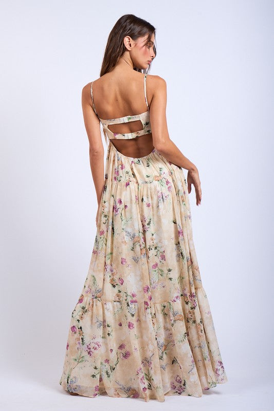 Sea Breeze Floral Maxi