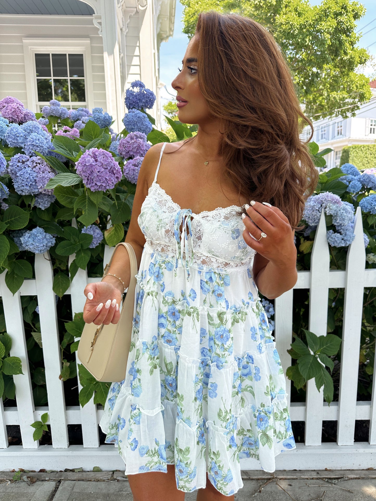 Positano Floral Mini Dress