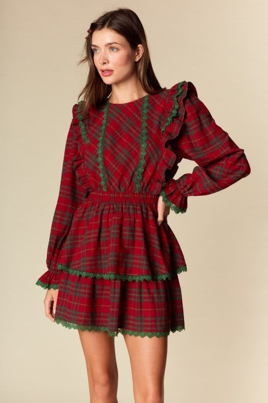 Christmas Morning With Santa Mini Dress M