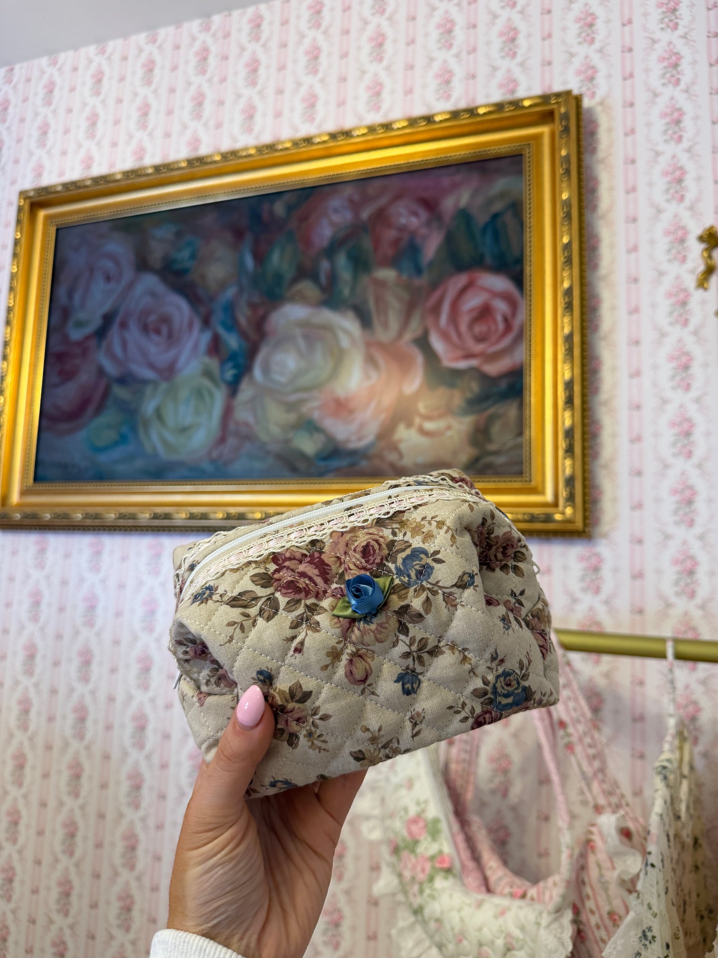Shabby Chic Cosmetic Bag