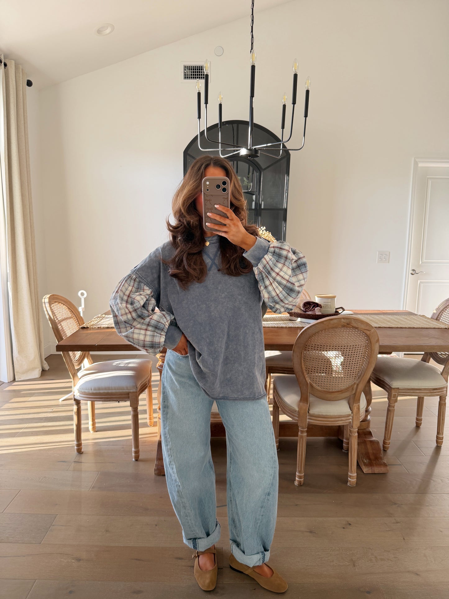 Cozy Fireside Flannel Top