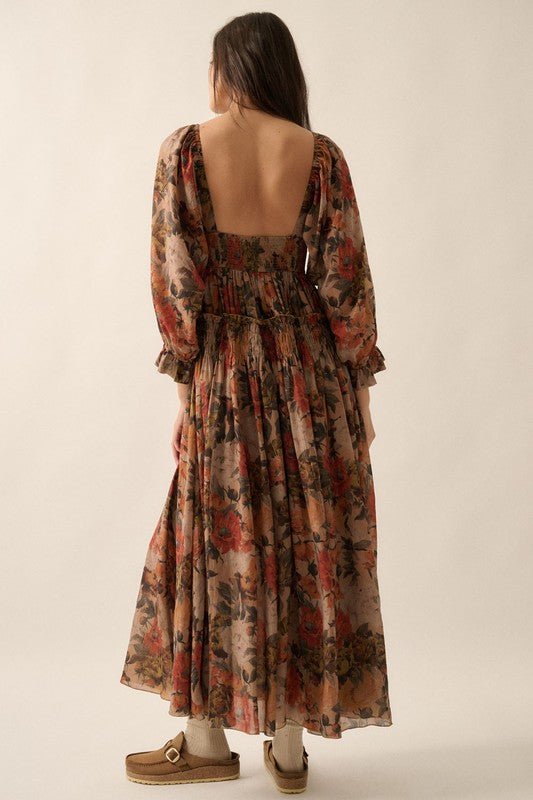 PRE-ORDER Maple Floral Midi