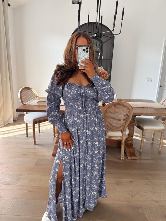 Bailey Square Neck Low Smock Back  Dress