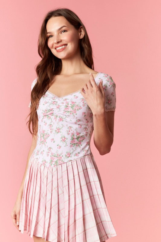 Petals & Promises Princess Floral Athletic Skort RESTOCK