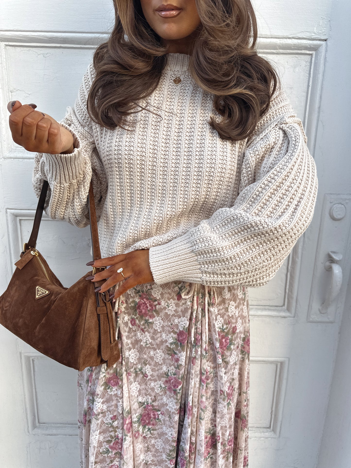 Candycane Dreams Lace Skirt