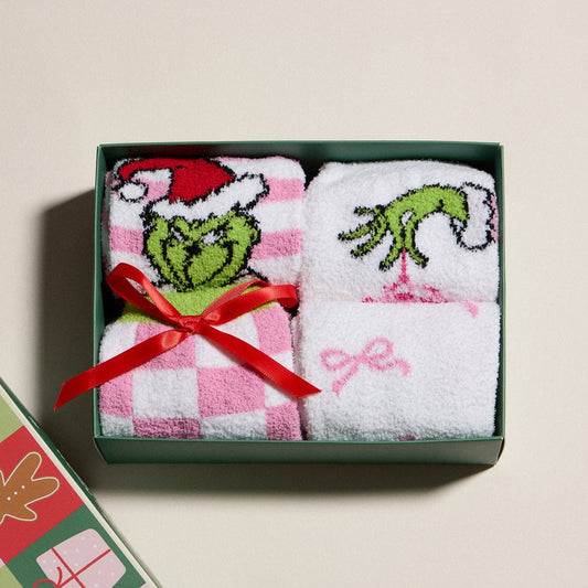 Grinch Holiday Sock Gift Set