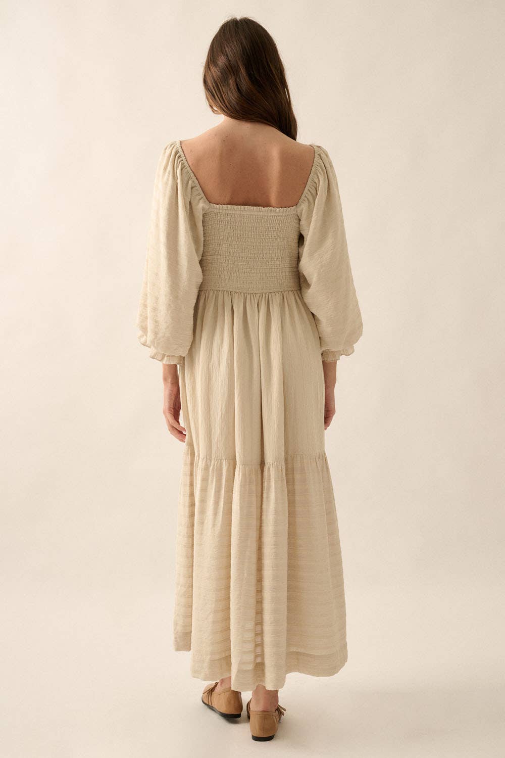 Heavenly Woven Maxi Dress