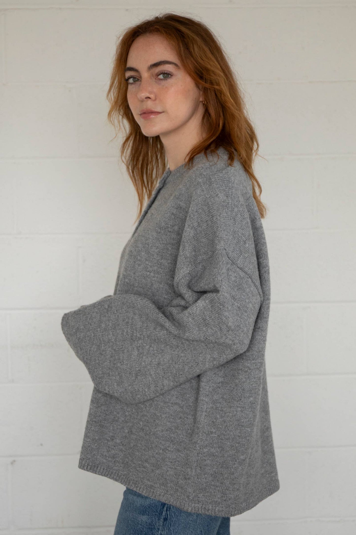 Cinnamon Sugar Cardigan (Heathered Grey)